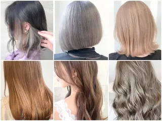 ブリーチなしダブル/ レイヤーカット 小棹のヘアスタイル