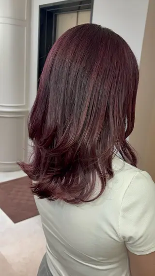 ミディアム カラー ♡透明感カラー/ 梅田美容室/RIKAのヘアスタイル