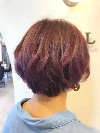 ショート カラー 髪質改善ヘアケア 艶髪特化/上田のヘアスタイル