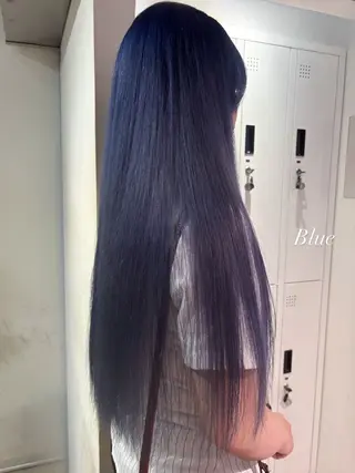 ロング カラー ayano/天神 ハイトーン/デザインのヘアスタイル