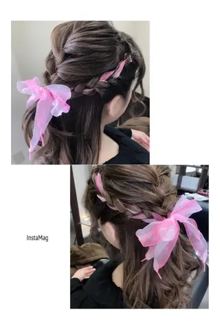 ロング ヘアアレンジ 沢田 瞳のヘアスタイル