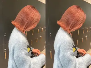 ミディアム 🩵縮毛矯正/ブリー チ/髪質改善/いつかのヘアスタイル