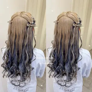 ロング ヘアアレンジ エクステ/ハイトーン 🐏☁️miminaのヘアスタイル