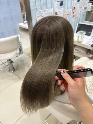 セミロング カラー 🌻髪質改善カラー 🌻Yunaのヘアスタイル