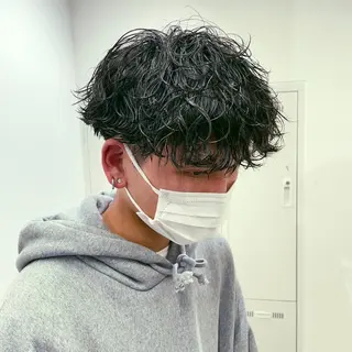 パーマ メンズ 【メンズ特化】 池田大成✂︎のヘアスタイル
