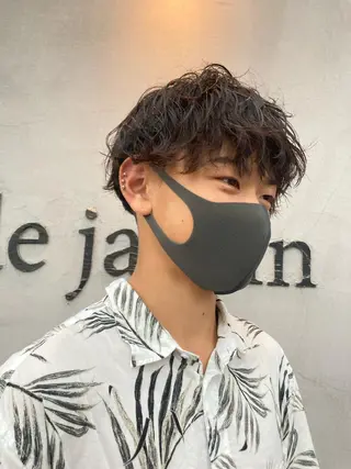 パーマ メンズ 【ショートボブ🤎】 YU-KAのヘアスタイル