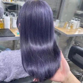 セミロング まつパ/ケア ブリーチ/sEnAのヘアスタイル