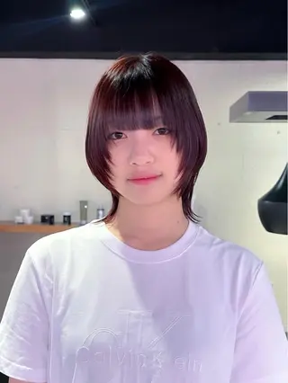 ショート カラー 🐺ウルフオタク🐺 ハイトーン/moeのヘアスタイル