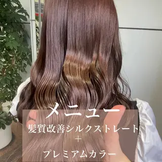 ミディアム カラー 岩崎 昭憲のヘアスタイル