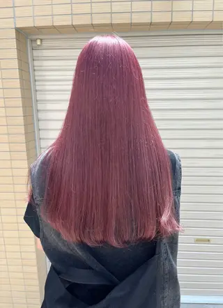 カラー さわ/ 博多/色素薄めカラーのヘアスタイル