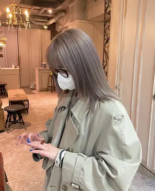 ロング カラー ハイトーン/ 艶カラー🫧竹村柾則のヘアスタイル