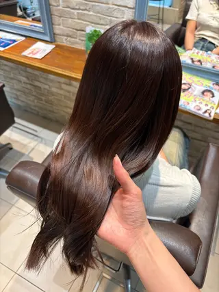 ロング カラー 🎀オリーブベージュ /minami🎀のヘアスタイル