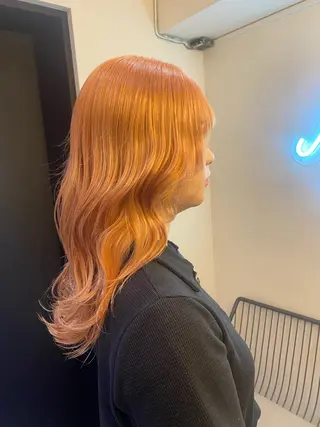 ミディアム カラー ハイトーンカラー 🦋yuri🦋のヘアスタイル