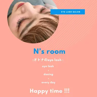 マツエク・マツパ n’s room所属・n‘s roomのマツエク・マツパデザイン