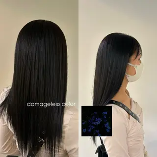 ロング カラー 松井 詩織のヘアスタイル