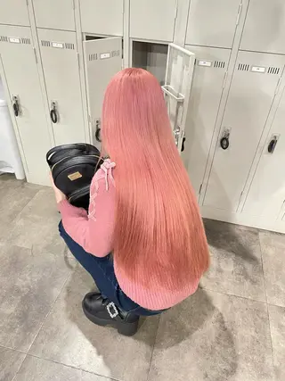 ロング カラー エフェクトブリーチ 🌟前澤啓太朗のヘアスタイル