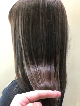 ロング 似合わせ／代表 髪質改善/山田将大のヘアスタイル