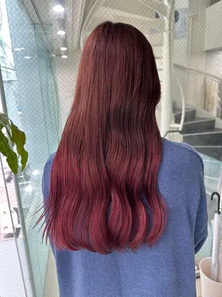 ロング カラー ヘアアレンジ 久米 治仁のヘアスタイル