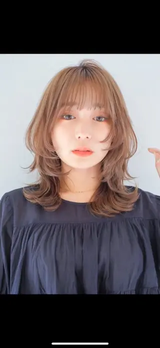 ロング レイヤー小顔ショート 吉田ジョウのヘアスタイル