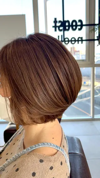 ショート AKARI🌟ボブ/ ハイライト/似合わせのヘアスタイル