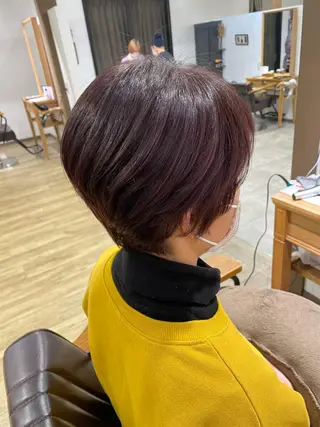 ショート カラー 木村 真知子のヘアスタイル