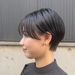 ショート コテ巻きパーマ/韓国 パーマ/佐野のヘアスタイル