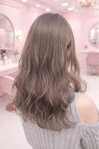 セミロング ronmuu 新大久保所属・ronmuu 🎀꙳.*IZUMIのヘアスタイル