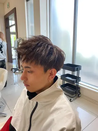 メンズ メンズパーマ特化 福岡正真のヘアスタイル