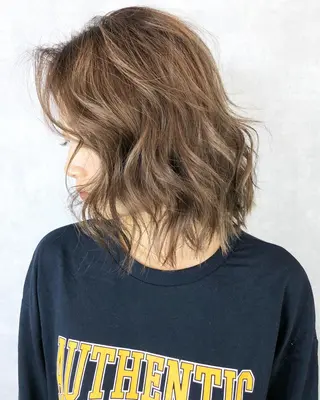 カラー レイヤーカット BLend 渋谷のヘアスタイル