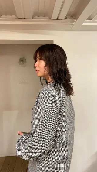 ミディアム カラー 原宿/ケパーマ 🧺ユウマのヘアスタイル