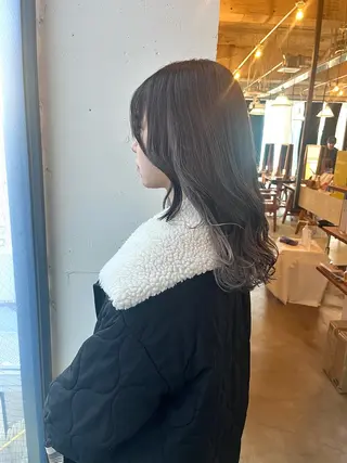 セミロング カラー SABO栄店所属・SABO /透明感カラー/美髪のヘアスタイル