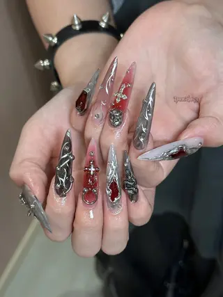 ネイル Dark honey スカルプ専門原宿店のネイルデザイン