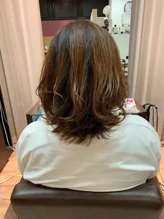 ミディアム march merryのヘアスタイル