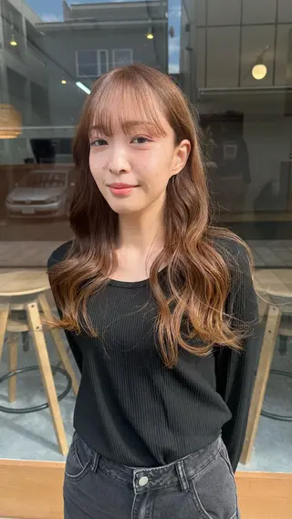 ロング 🌈トップデザイナー 金沢駅近nanamiのヘアスタイル