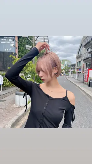 ショート カラー 💎透明感カラー特化 💎TAISEIのヘアスタイル