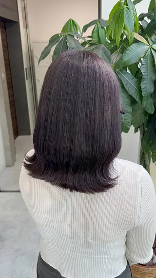 セミロング カラー ヘアアレンジ ブリーチなしの達人 🌈KAITOのヘアスタイル