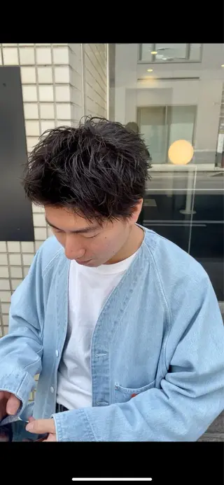 メンズ DOUBLE所属・松下 恭佑のヘアスタイル