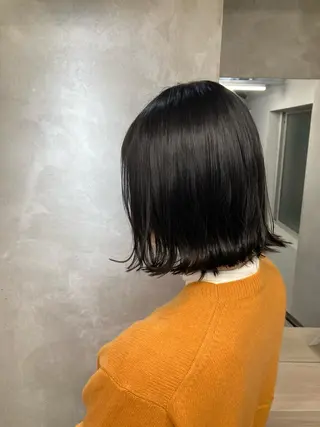 ショート カラー ブリーチ&似合せボブ 田中寛十のヘアスタイル