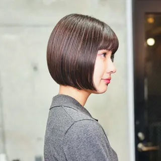 ショート カラー パーマ ショートボブ縮毛矯正 髪質改善のプロ山道潤のヘアスタイル