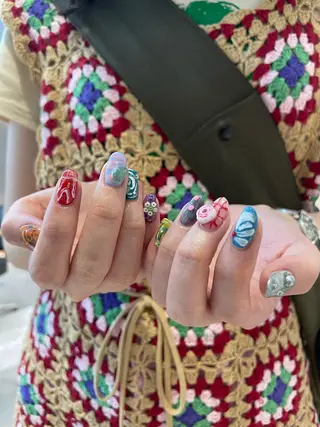 ネイル hair&nail ☯️アイリ☯️のネイルデザイン