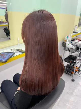 ロング カラー パーマ ヘアアレンジ メンズ キッズ ネイル マツエク・マツパ アイブロウ linette所属・🐩推し活🐩 FUTABA🍒のヘアスタイル