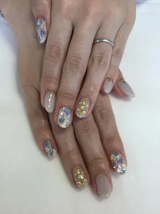 ネイル 💎🐰 saki. m 🐰💎のネイルデザイン