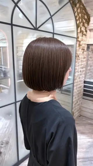 ショート カラー グレージュ|くすみ× 透明感|kazutoのヘアスタイル