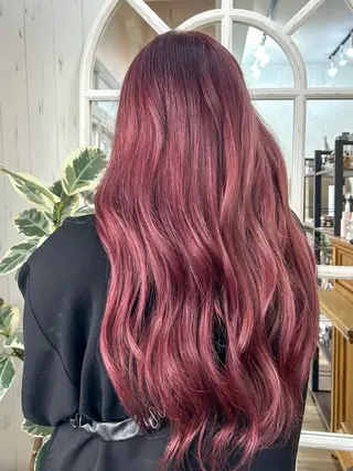 ロング カラー Nishimura Karinのヘアスタイル