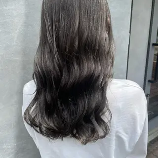 ロング カラー 青田 明日海のヘアスタイル