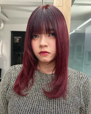 ロング カラー ケアパーマ/ケアブリ ーチdaisukeのヘアスタイル