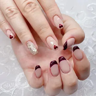 ミディアム 💜MIYA nail川崎店のネイルデザイン