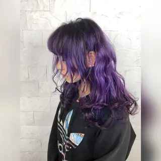 セミロング カラー 圧倒的美髪ストレート ツダケイタロウのヘアスタイル