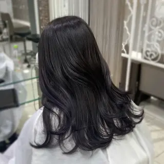 ミディアム カラー 岡山 愛のヘアスタイル