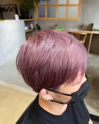 ショート カラー シンヤヘアーズ 泉大津本店のヘアスタイル